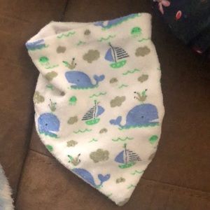 Cute little whale bib